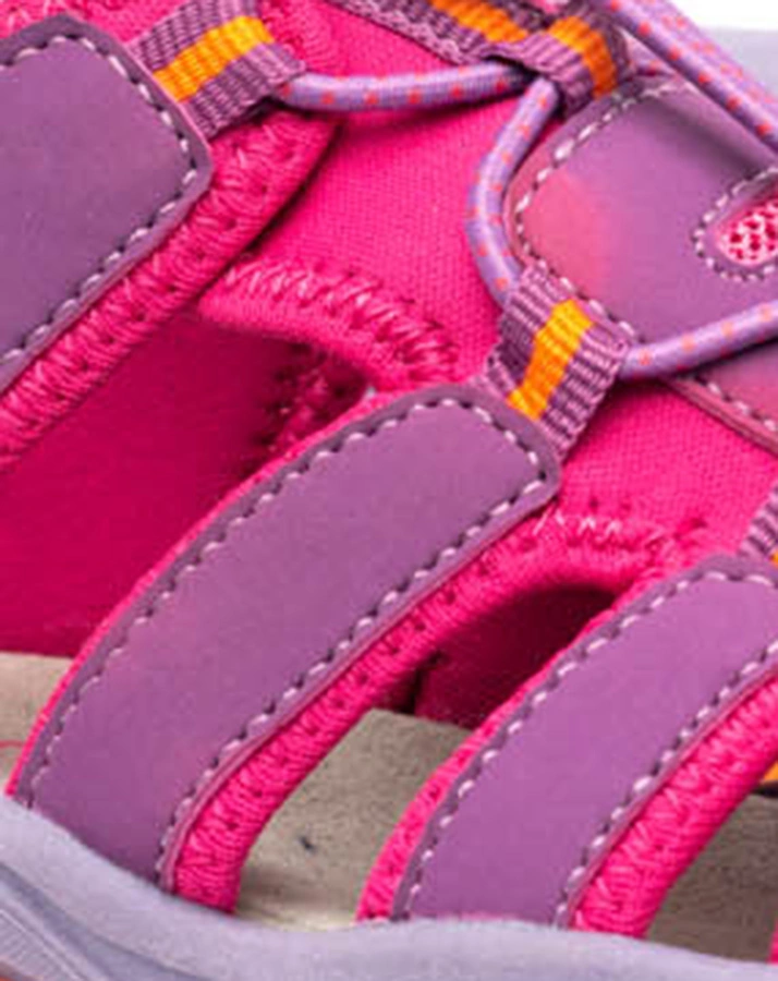 Trekking-SandaKids KVALVIKA in dark rose/orange