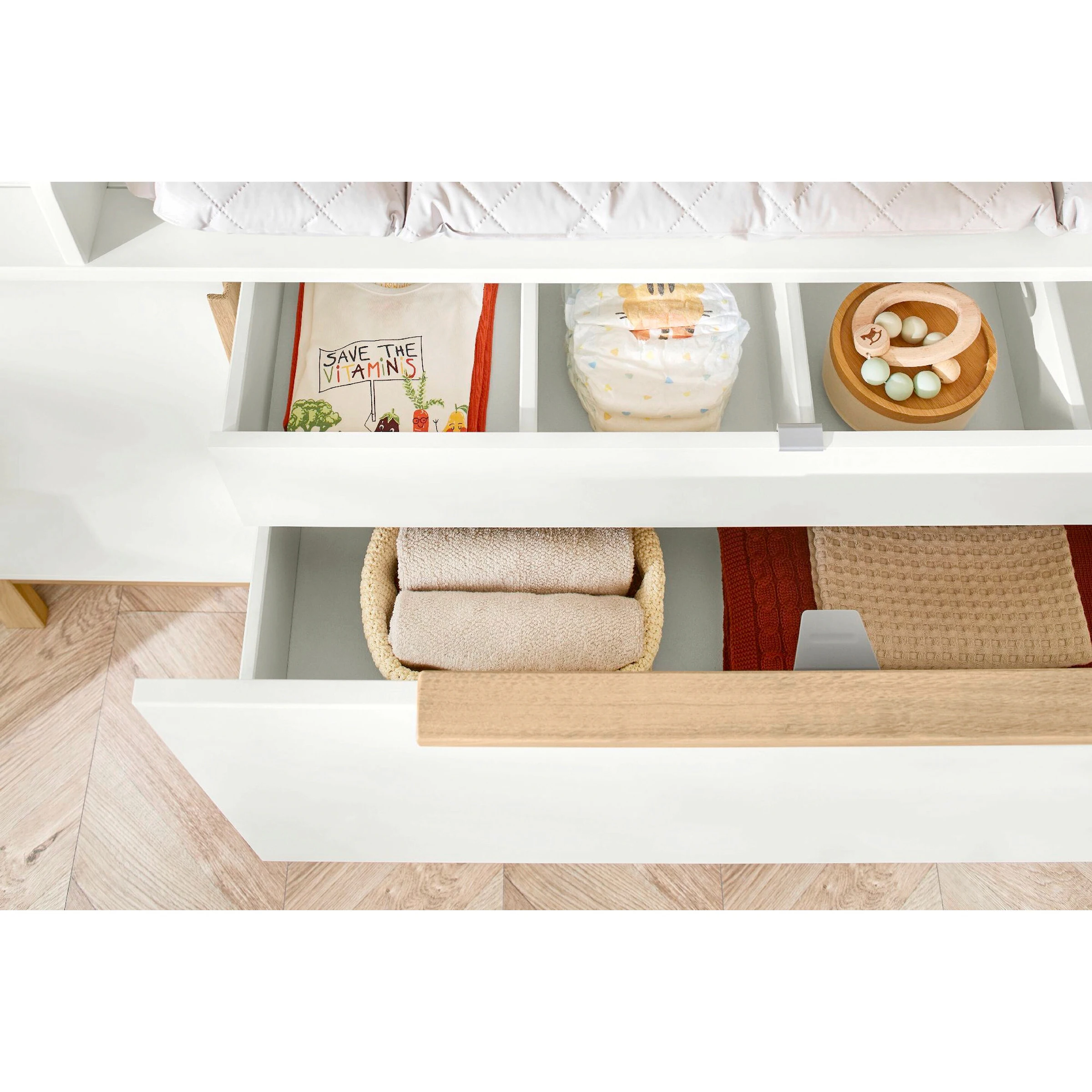 Pinolino 2-tlg. Babyzimmer Juna mit Windeleimerauszug - exklusiv bei babywalz