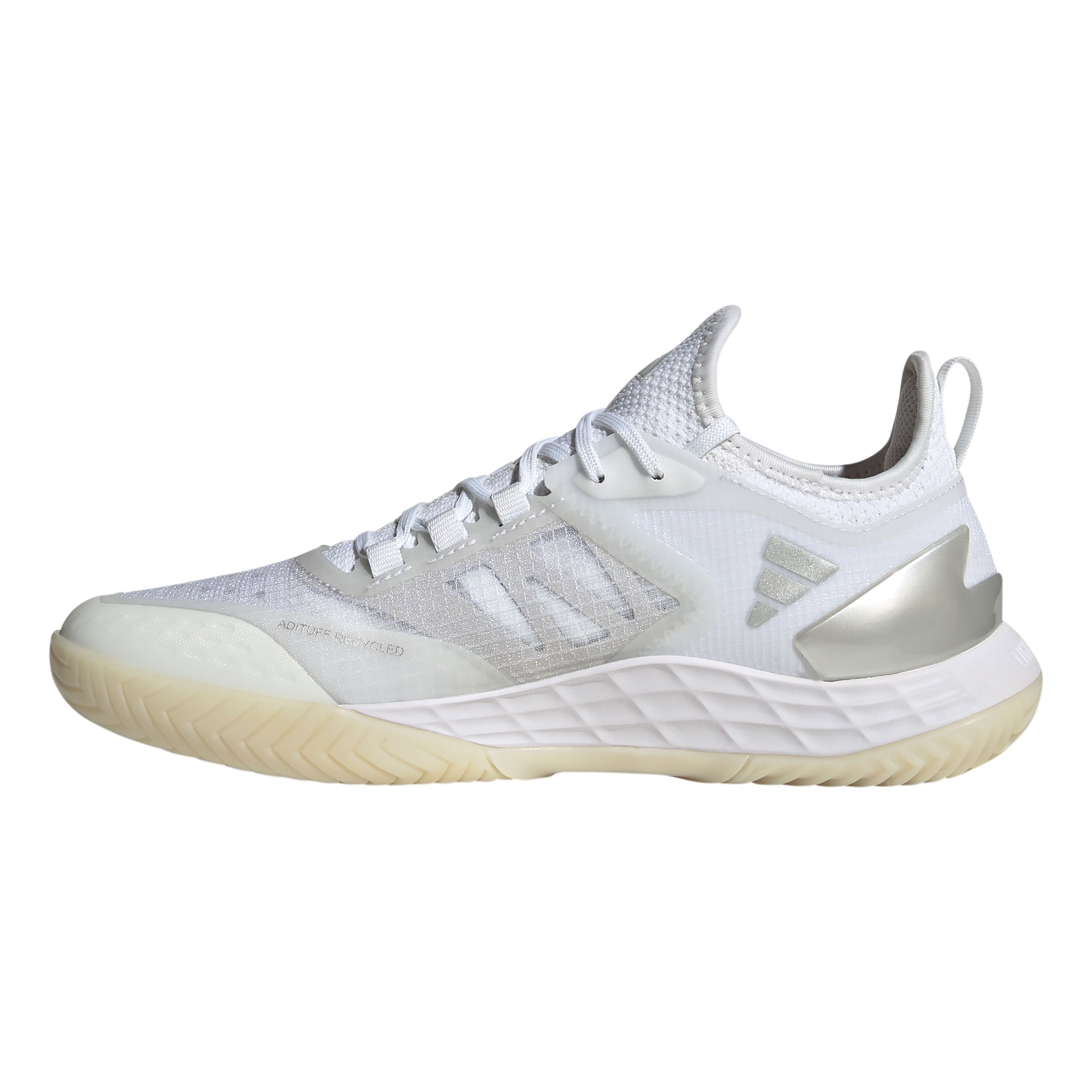 adidas Adizero Ubersonic 4.1 Chaussures Toutes Surfaces Femmes - Blanc , Argent