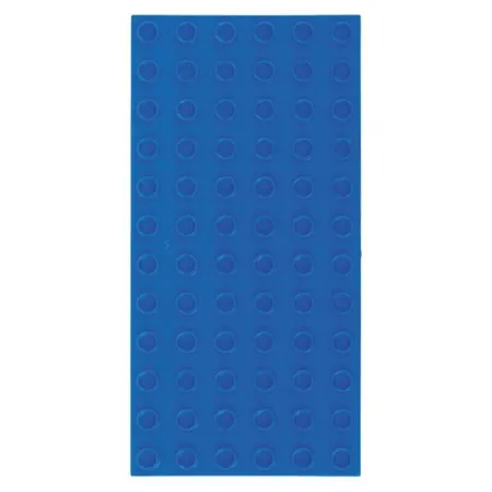 Strictly Briks Big Briks Grundplatten 2 Stück, je ca. 10 x 19 cm, 6 x 12 Noppen, blau