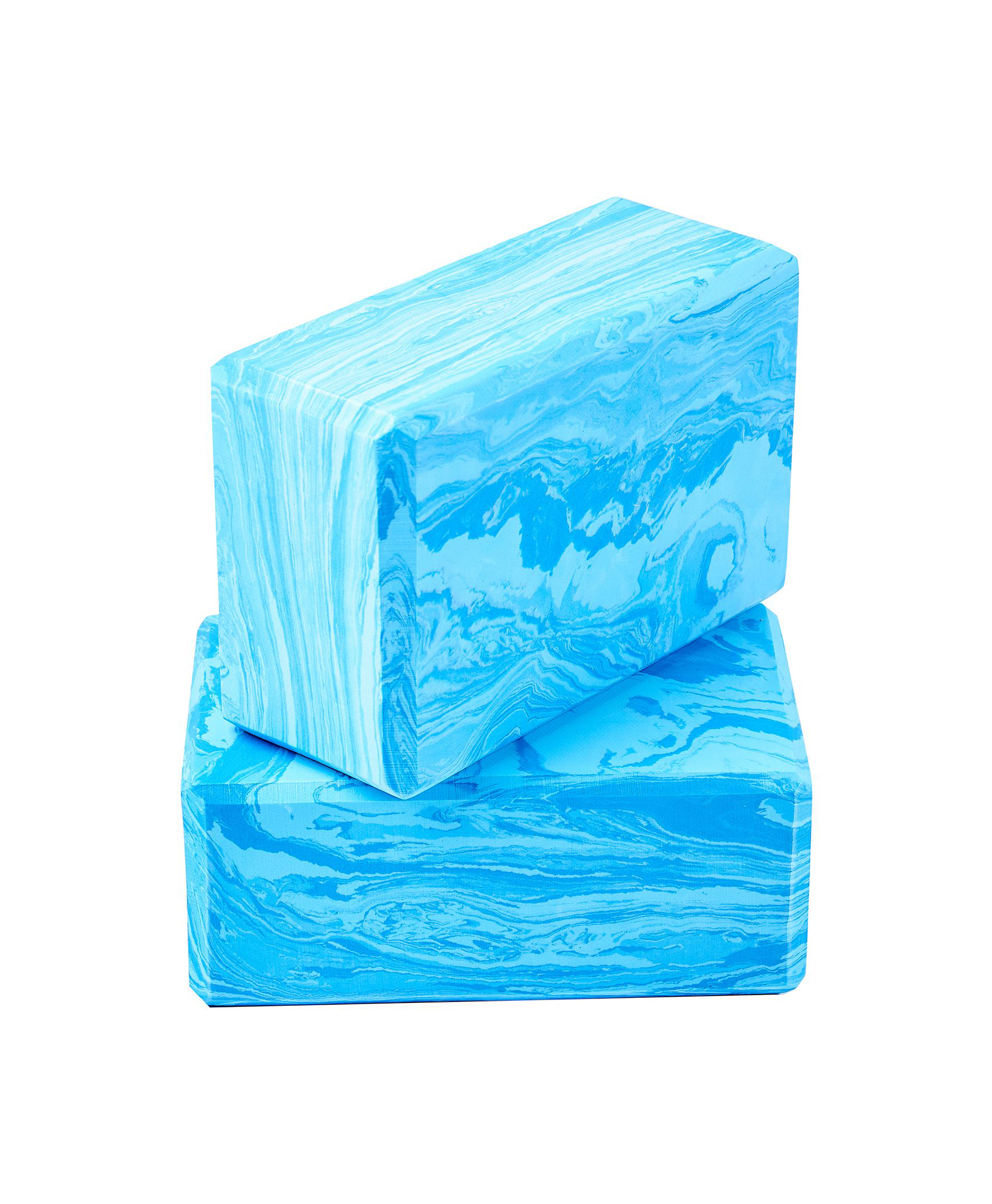 Yoga Block 2er Set camouflage blau