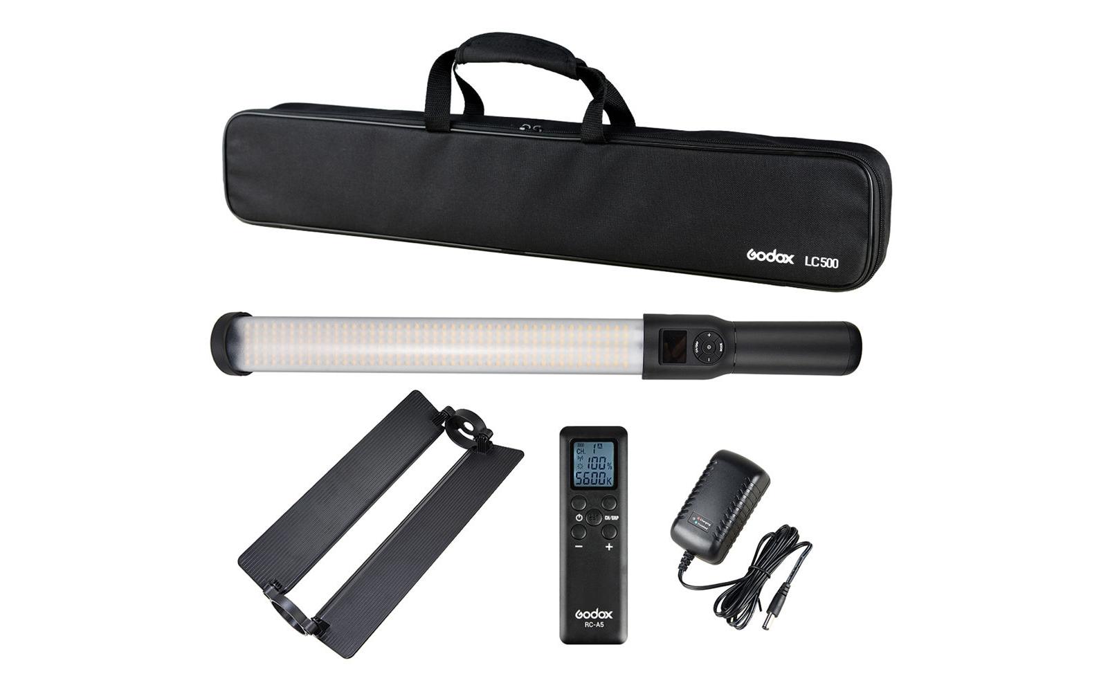 Blitzgerät LED Light Stick LC500<br>LED-Lichtstab mit Wam- und Kaltlicht
