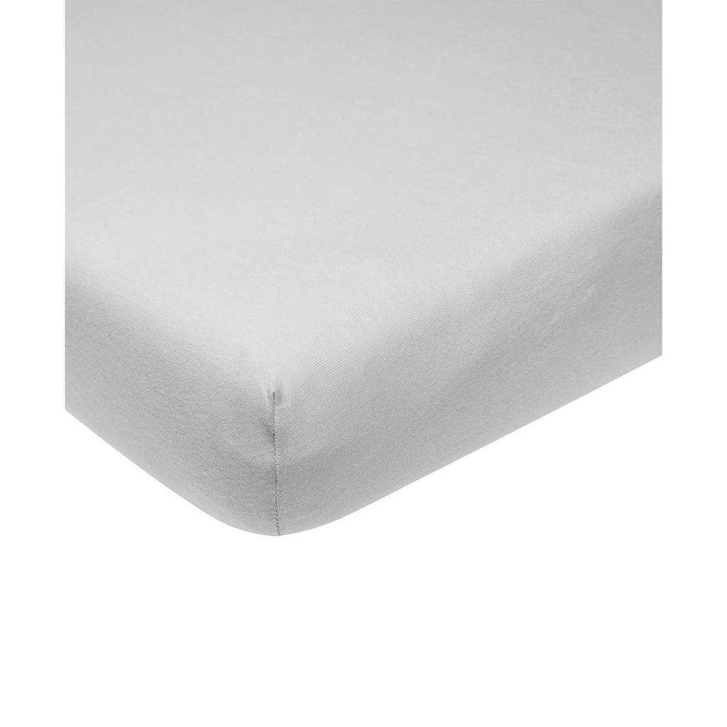 hoeslaken boxmatras 75x95 cm lichtgrijs