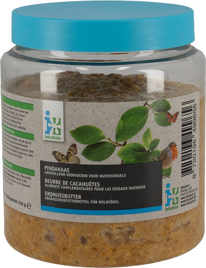 Intratuin vogelpindakaas naturel 340 g