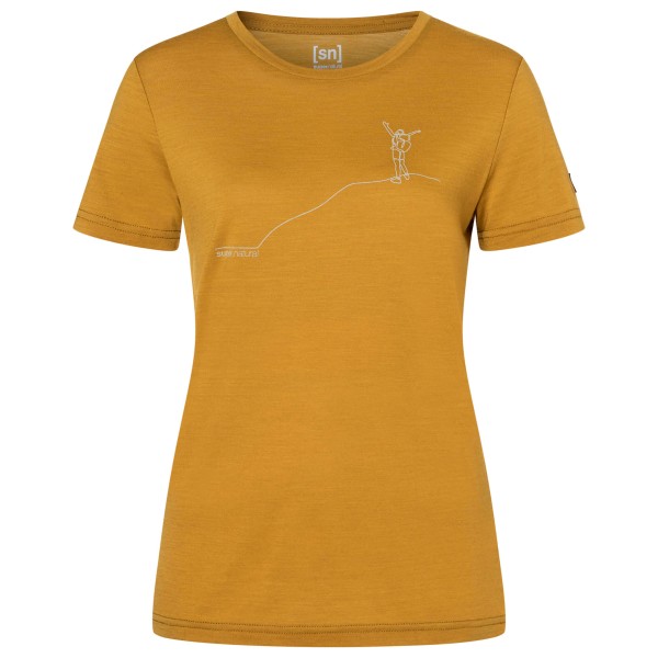 super.natural - Women's Gipfelglück Tee - Haut en mérinos