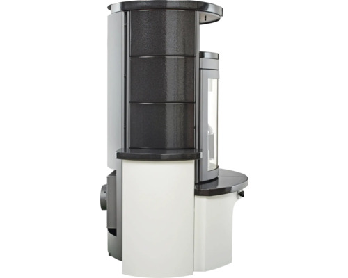 Hark Avenso GT ECOplus keramische haardset, zwart, 8 kW