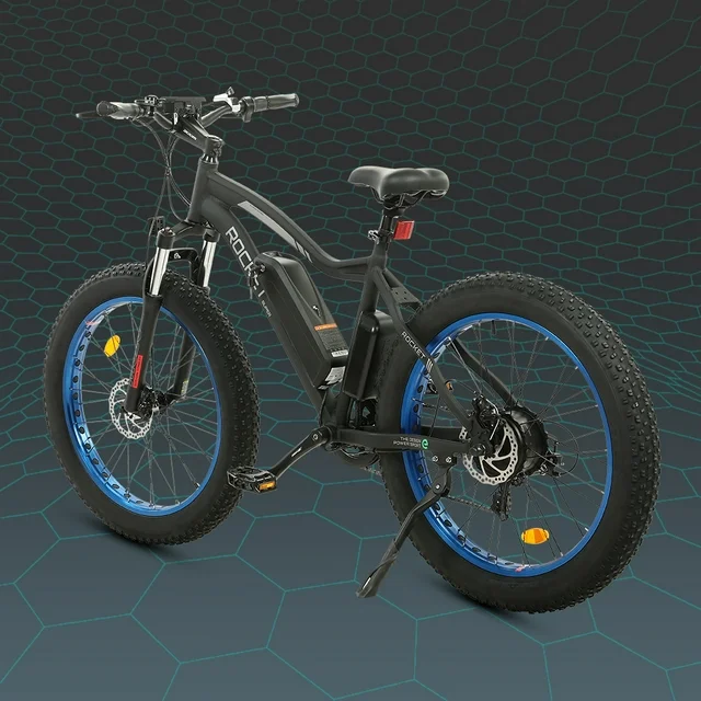 Ecotric 26 Inch Fat Tire Electric Bicycle Powerful 500 W Motor 36 V/12.5 Ah Removable Lithium Battery Beach Snow Shock Absorption Mountain for Adults