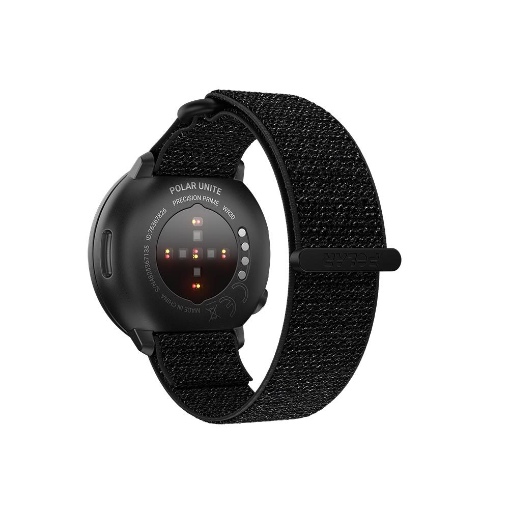 Polar Unite Fitnesshorloge Hook&Loop Zwart M-L