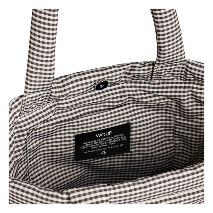 Wouf Tote bag matelassé Chloe | Noir/Blanc