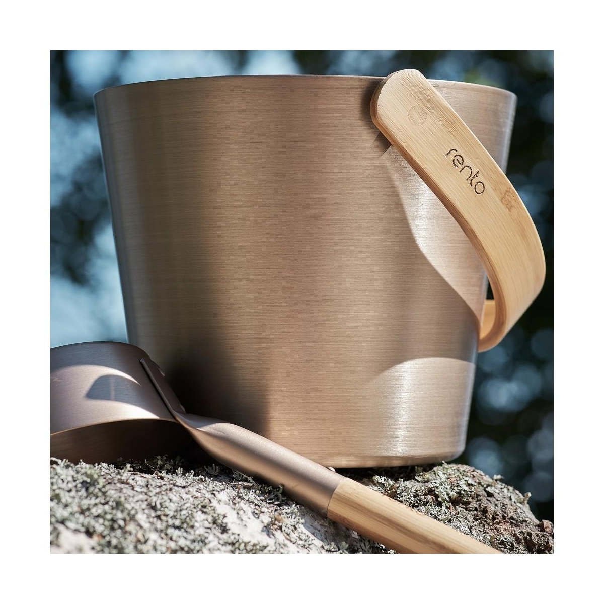 Badstubøtte RENTO CHAMPAGNE 5L, H35cm