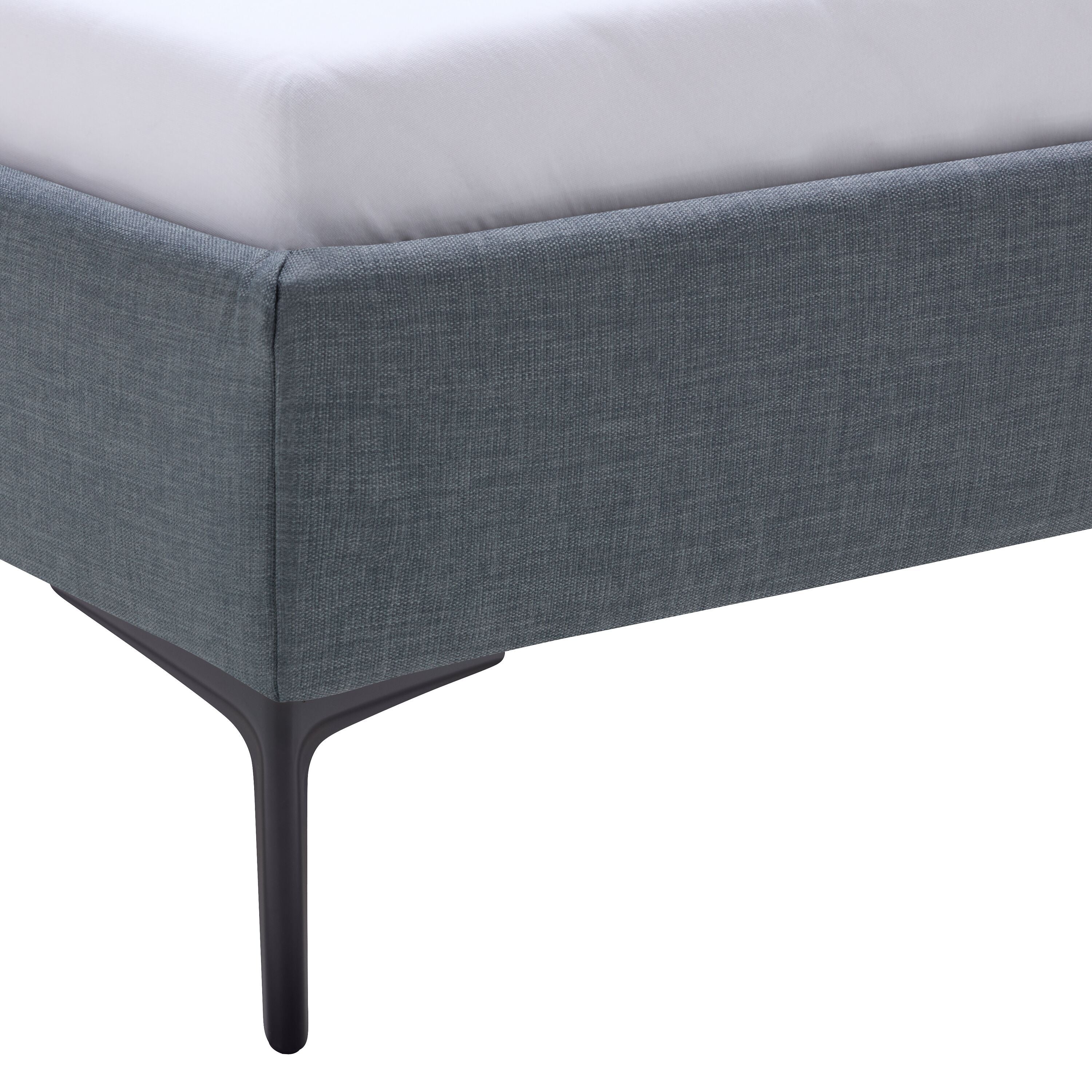 CELINE Polsterbet_Lova_grau_Nr.3_180x200 - Grau / B: 180.0 cm x T: 200.0 cm