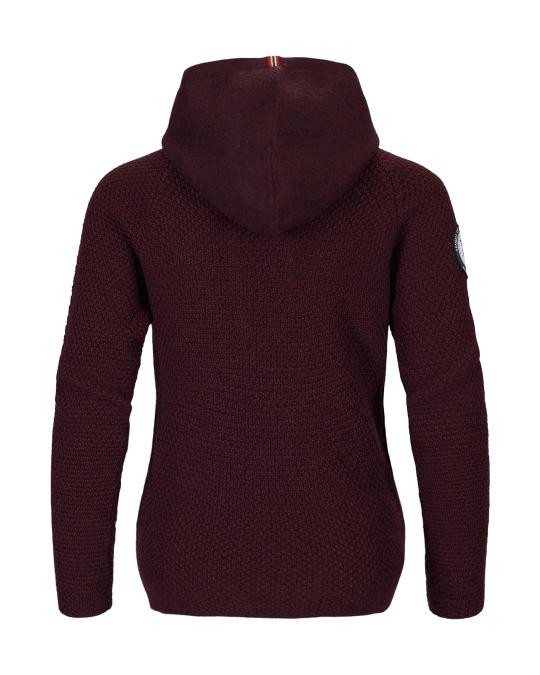 Amundsen Boiled Hoodie Laced Womens Heather