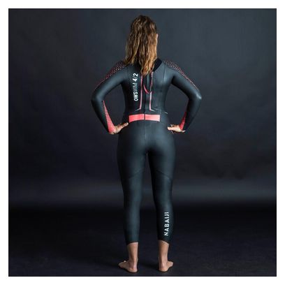 Combinaison de Natation Femme Nabaji Néoprène OWS 900 Noir / Rouge