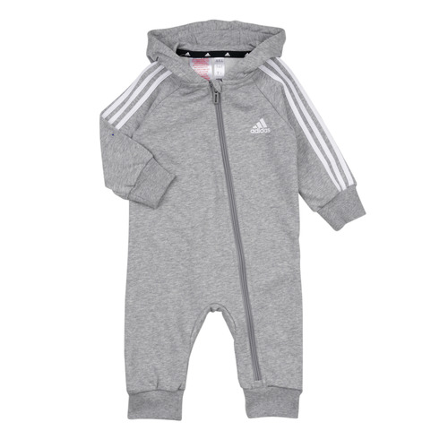 Adidas Sportswear - 3S FT ONESIE - Gris / Blanc