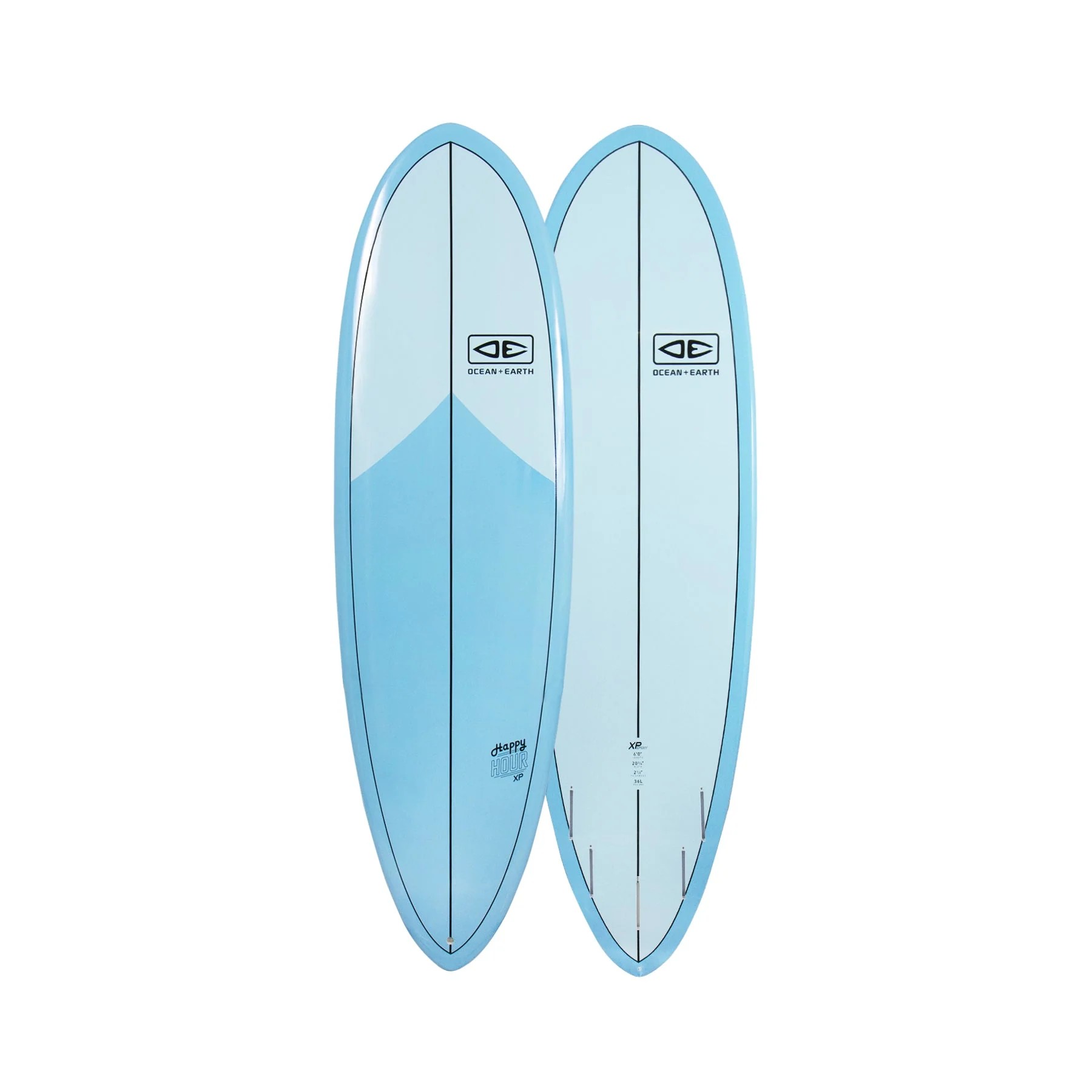 Ocean and earth Happy Hour Epoxy - 6'0