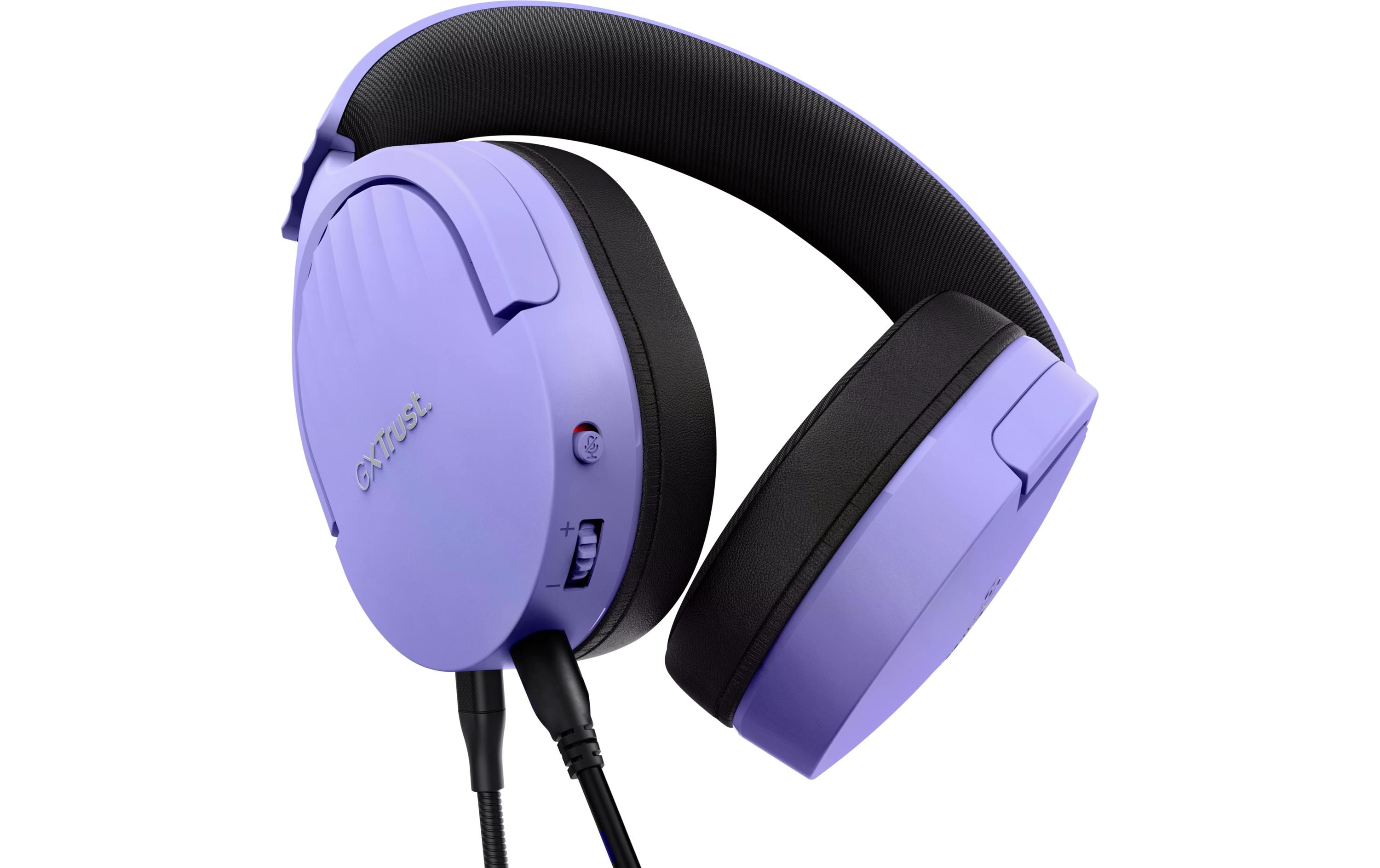 Headset GXT 489P FAYZO Schwarz/ViolettLeistungsstarkes, ohrumschliessendes Gaming-Headset, hergestellt für PC, Laptop und Konsolen
