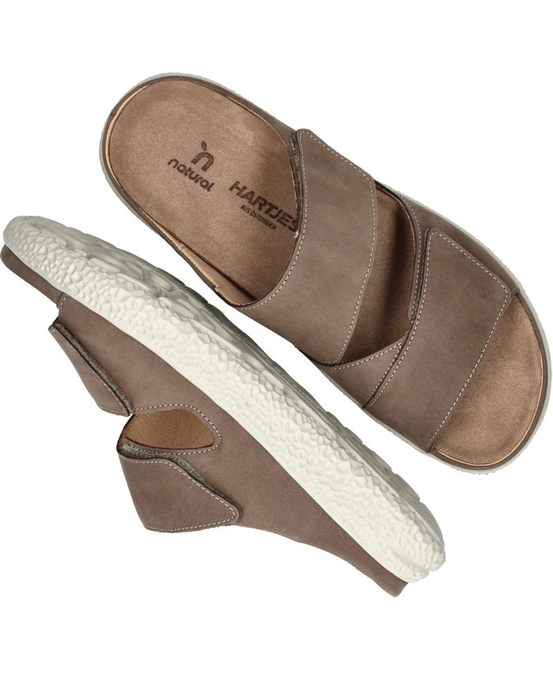 Hartjes Slippers Taupe Dames