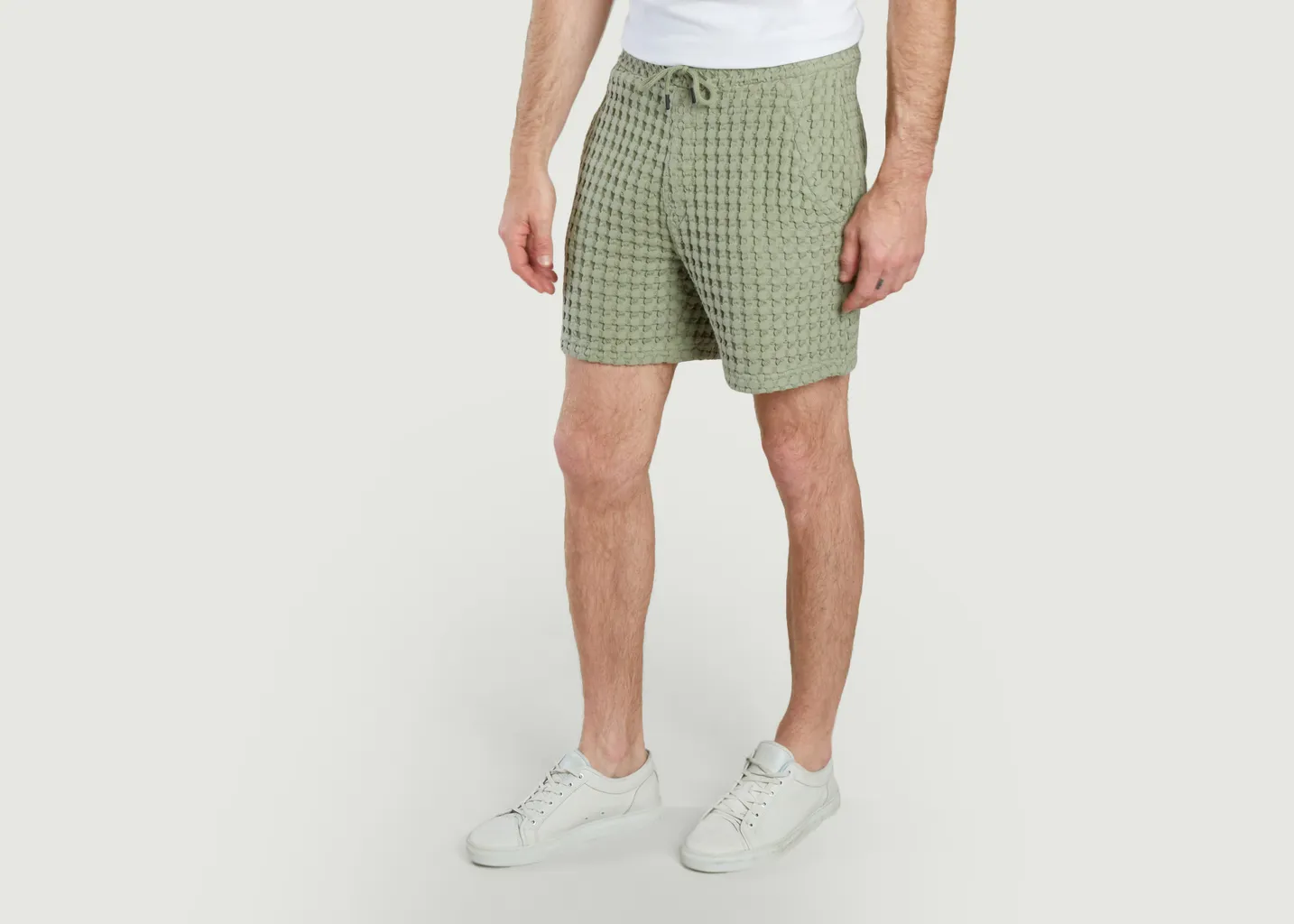 Short en Coton Gaufré Porto OAS company