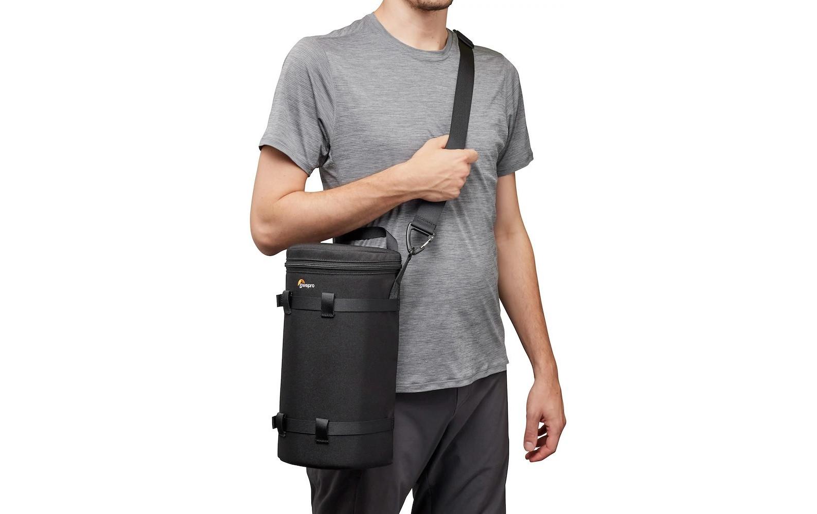 Objektivtasche ProTactic LCS 13 x 32 IIIGepolsterte Tasche mit Zurrgurt für Objektive bis zu 13 cm Durchmesser und 32 cm Länge