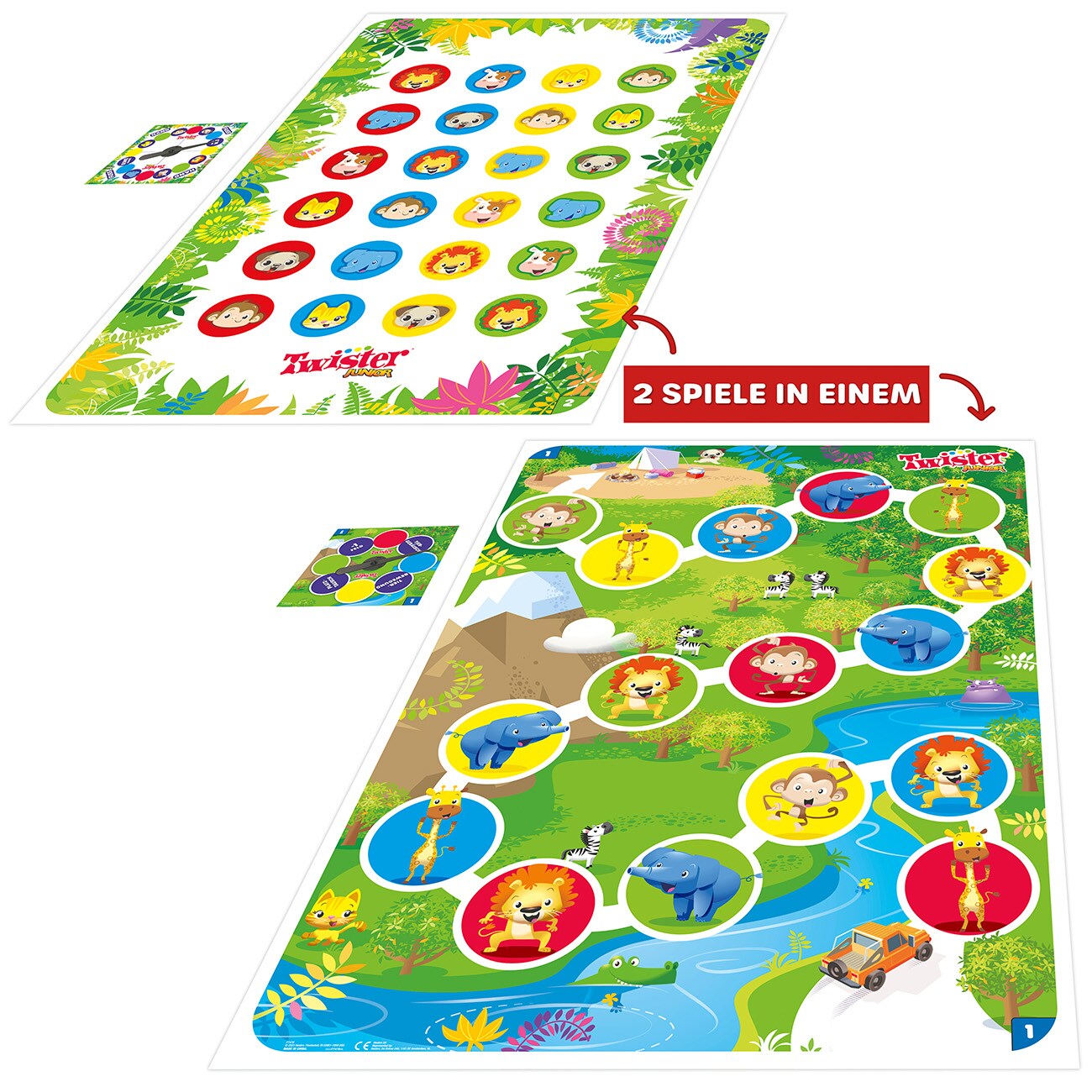 Hasbro Twister Junior Mehrfarbig Spiel
