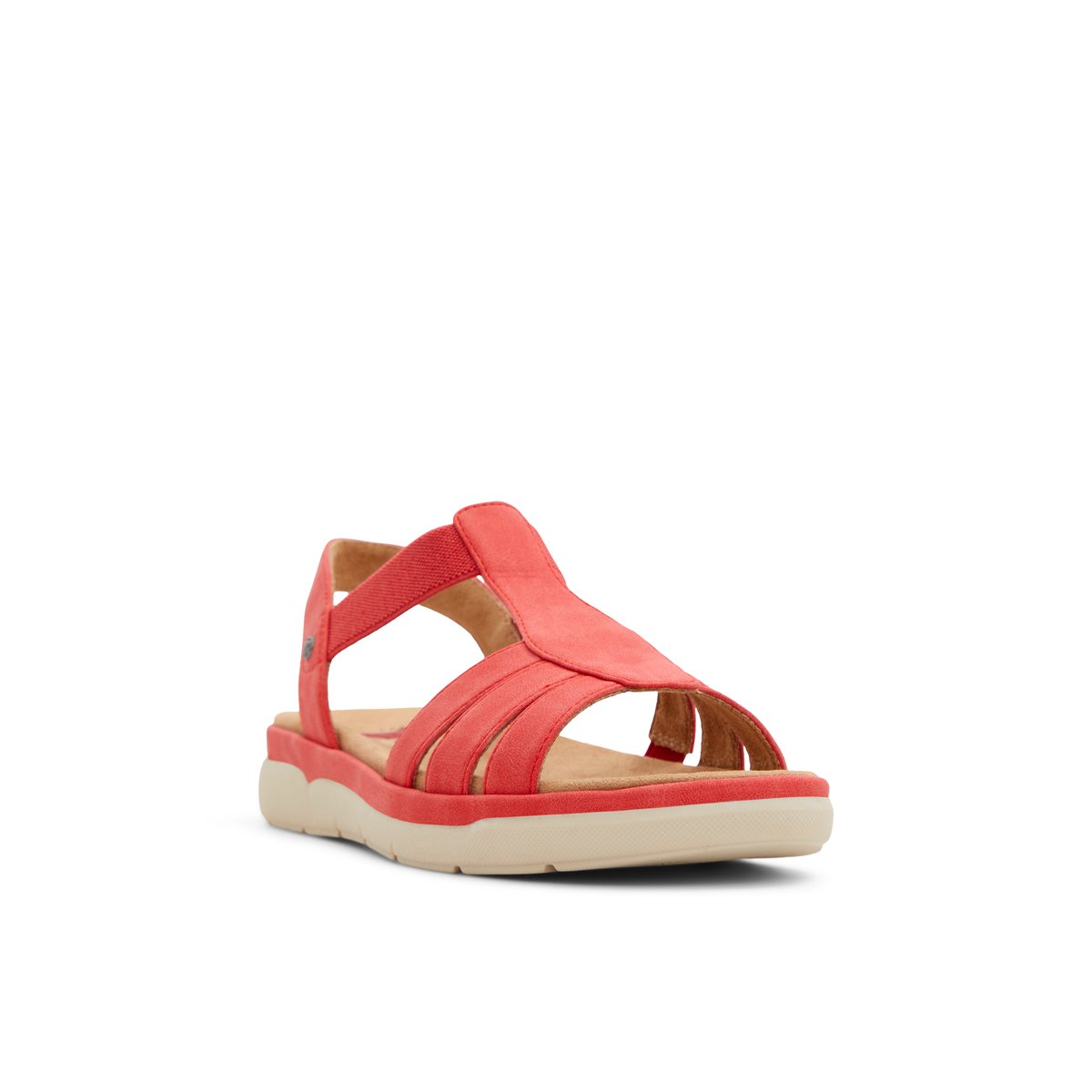 SOLEMATE-Amaria-Sandales à lanières - Platforme - Rouge