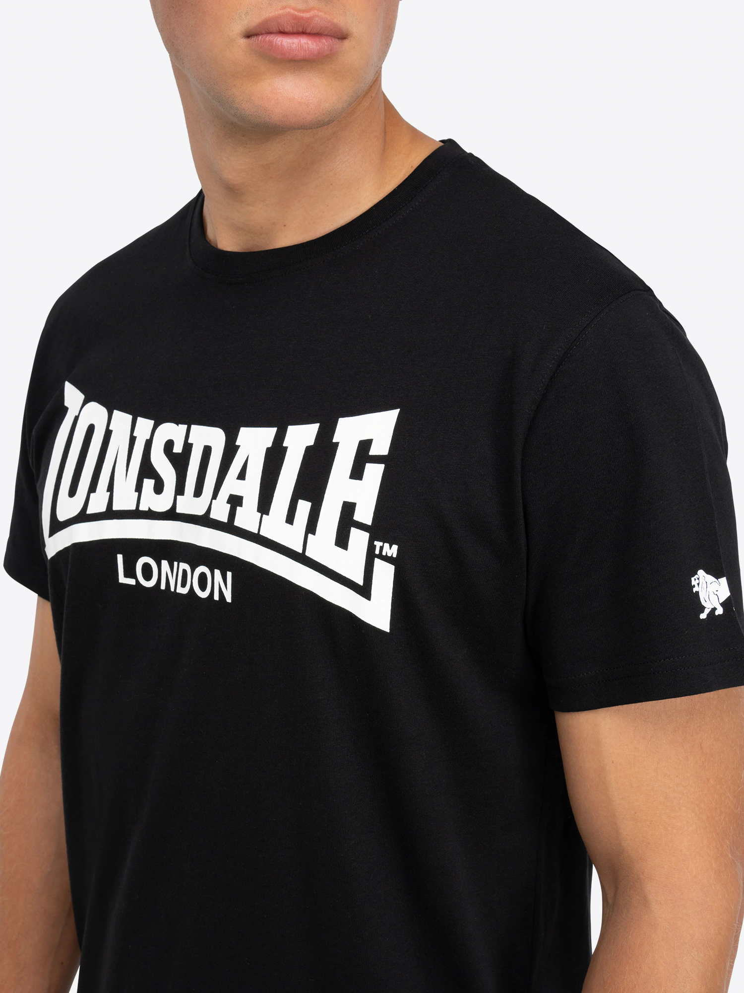 Lonsdale Herren T-Shirt normale Passform Doppelpack PIDDINGHOE