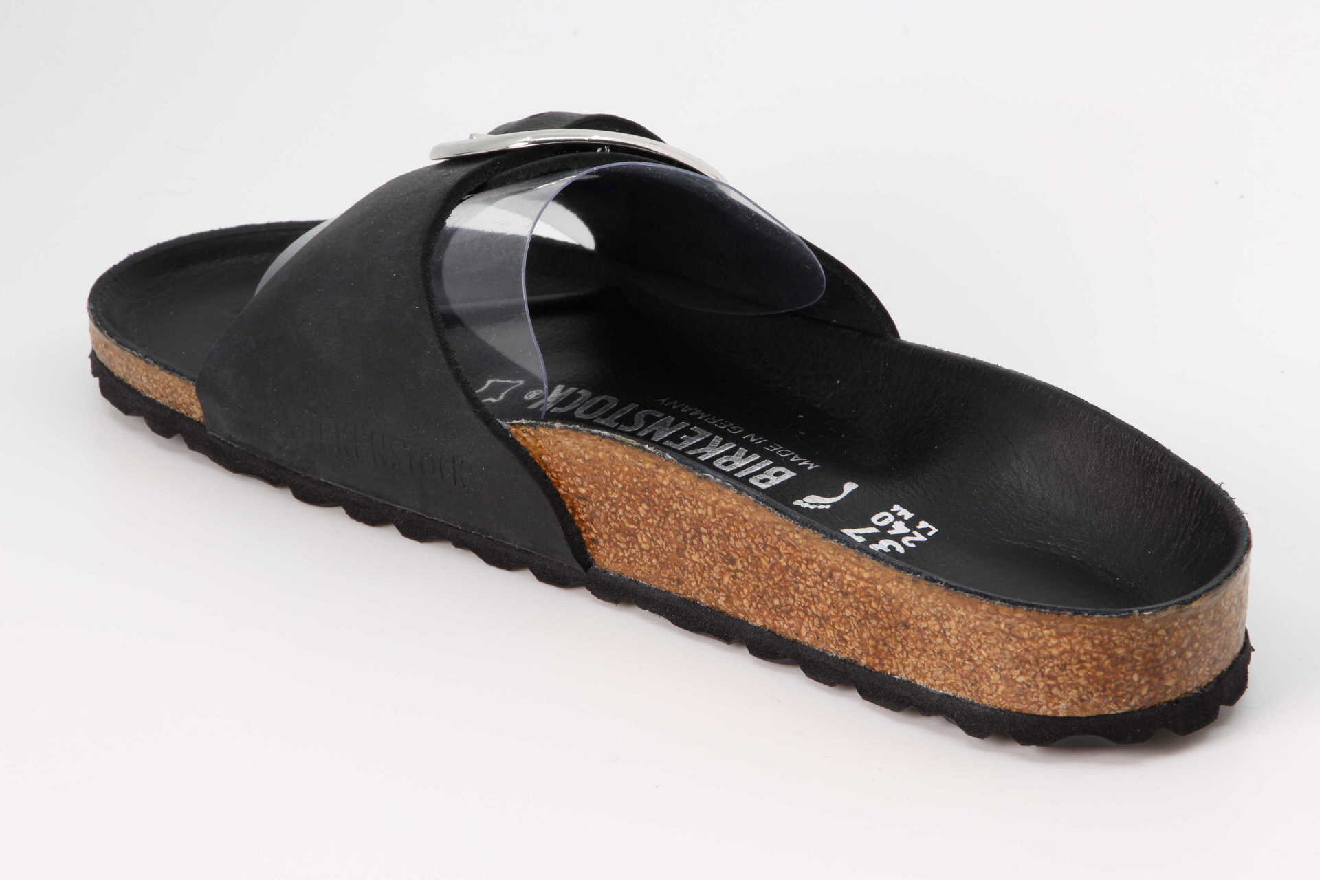 Birkenstock Madrid Big Buckle schmal schwarz