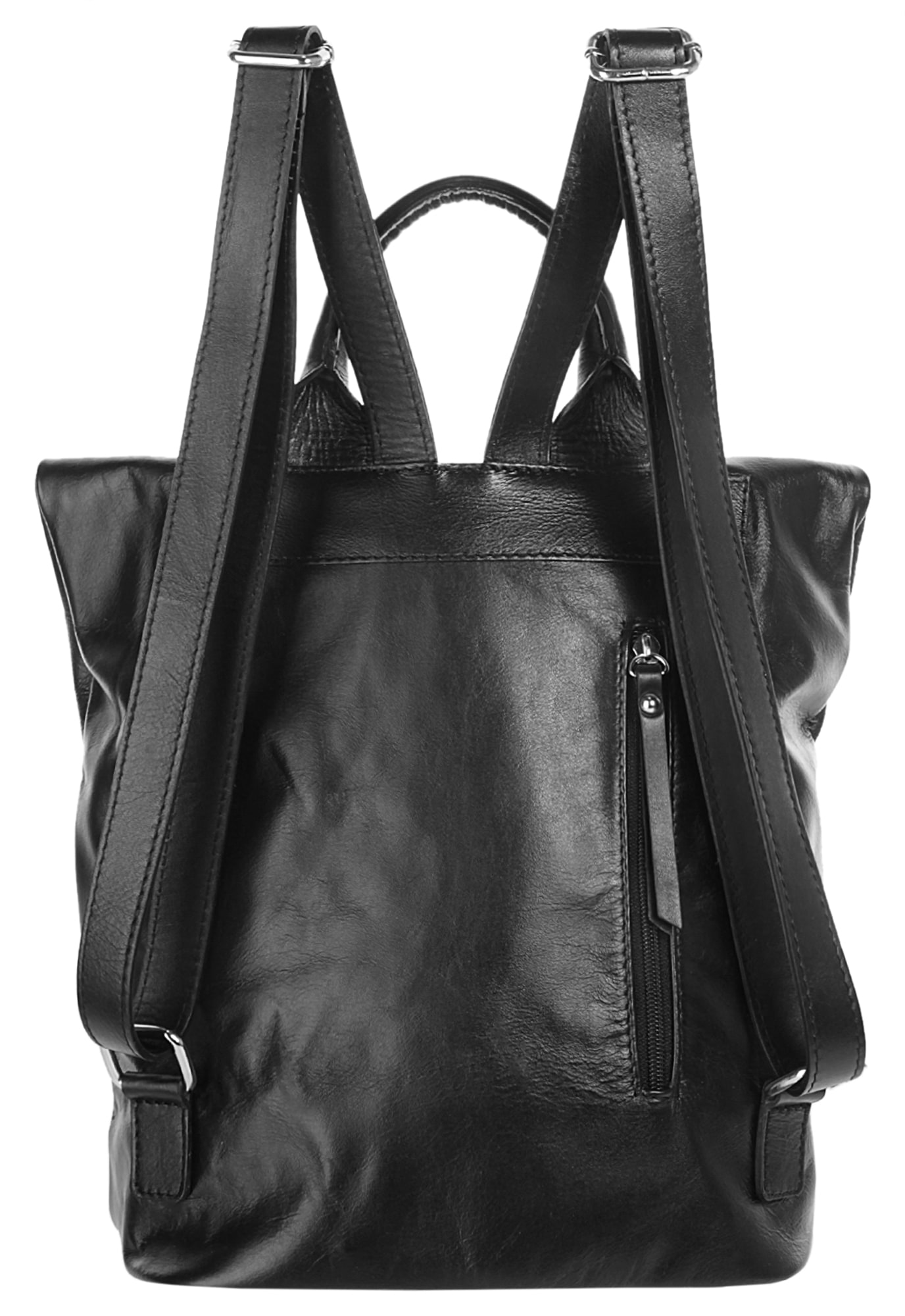 Samantha Look Cityrucksack echt Leder, Made in Italy
