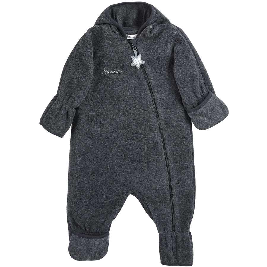 Sterntaler Overall Fleece anthrazit melange