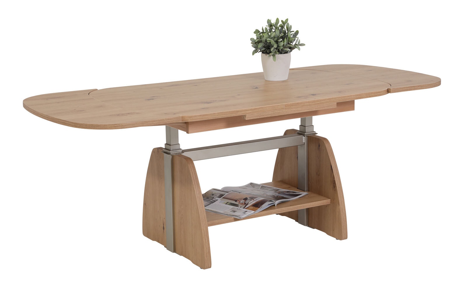 Couchtisch COLIN 108-157 x 67 cm Artisan Eiche