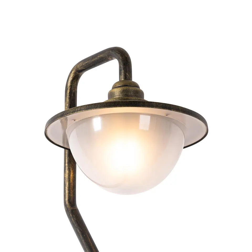 Qazqa staande buitenlampen bruges goudkleurig e27