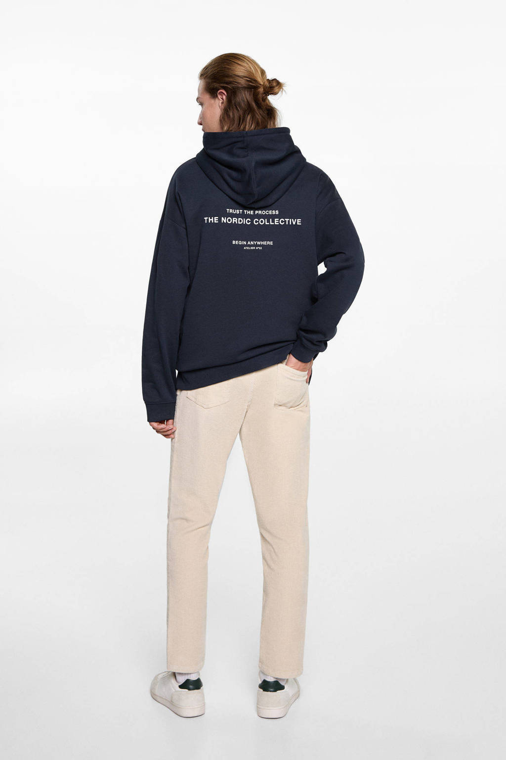 MANGO TEEN hoodie donkerblauw