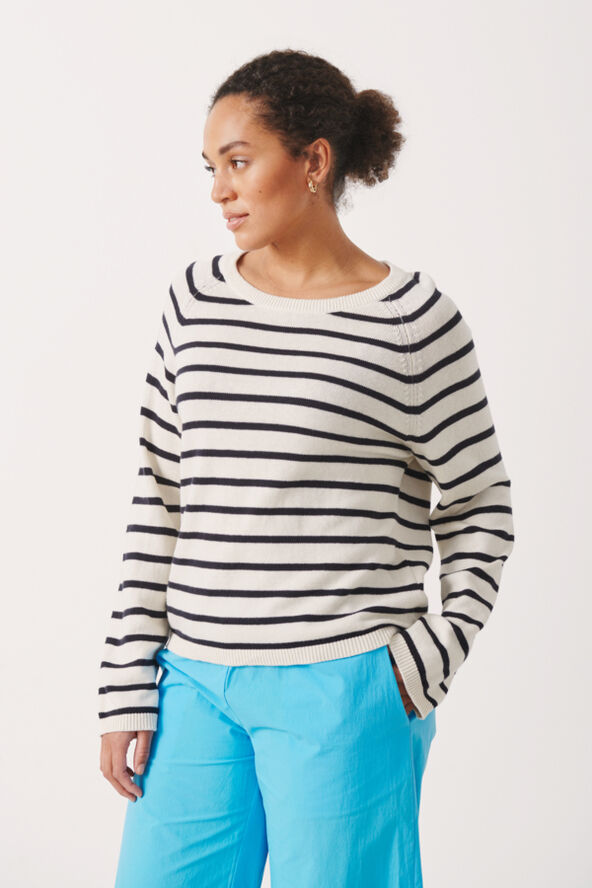 Part Two NielanPW PU Dark navy stripe