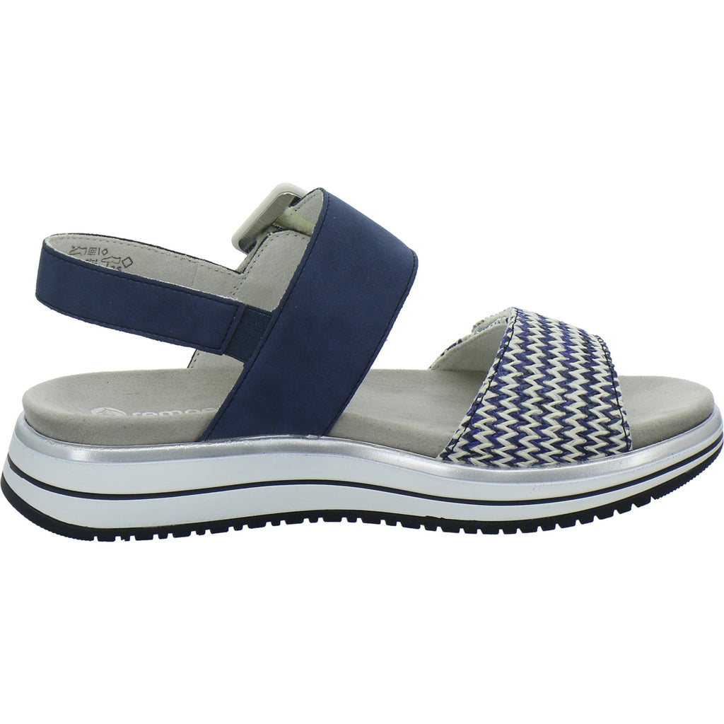 Remonte Sandaletten Damen Blau-kombi
