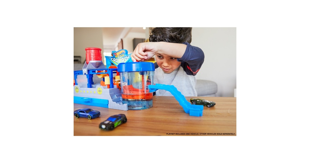 Hot WheelsCity - Mega Car Wash Speelset