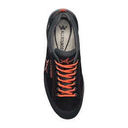 rising tex  TEX RUBBER 84/c.suede 84  BLACK