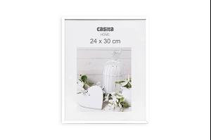 CADRE PHOTO PLASTIQUE VERRE BLANC 24X30CM