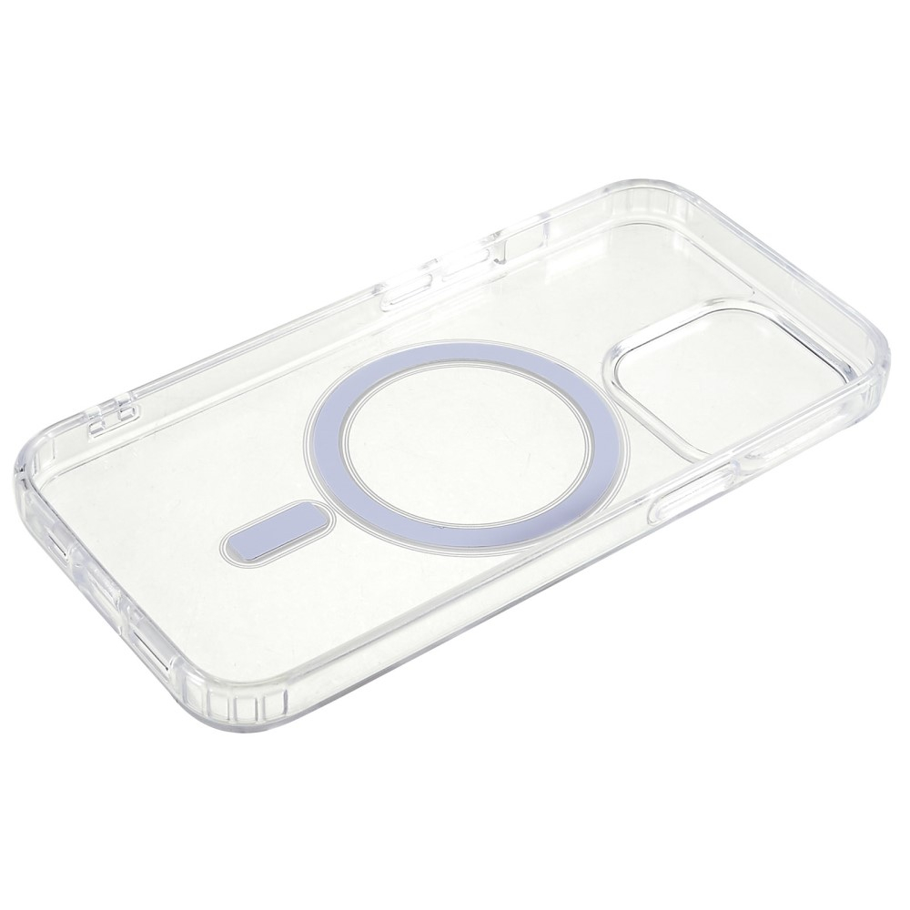 iPhone 13 Pro Max MagSafe Hybrid Hülle TPU Bumper Air Cushion Fallschutz   Acryl Rückseite - Transparent