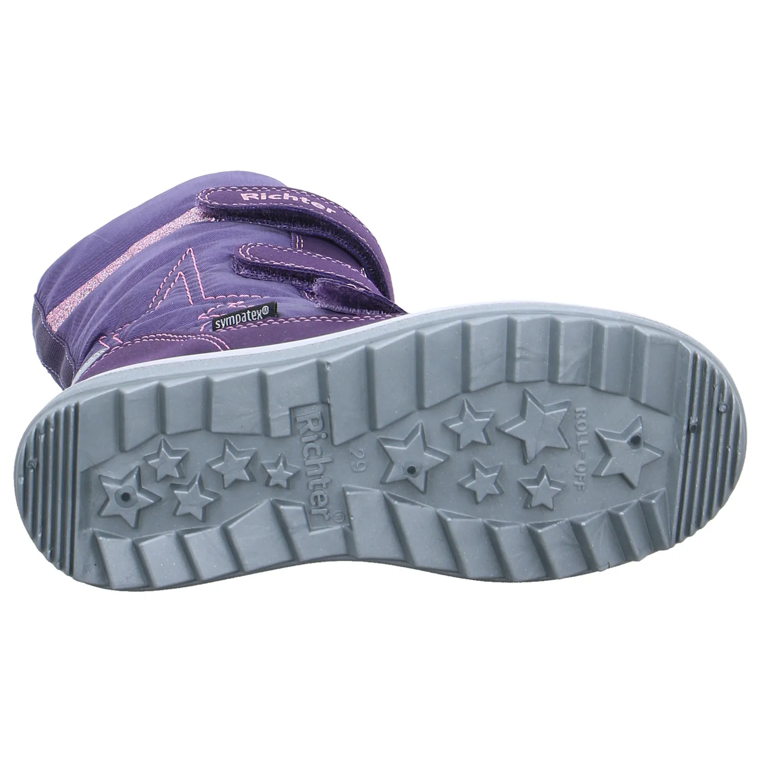 RICHTER Mädchen-Snowboot Membrane Violette Textil  Winterstiefel