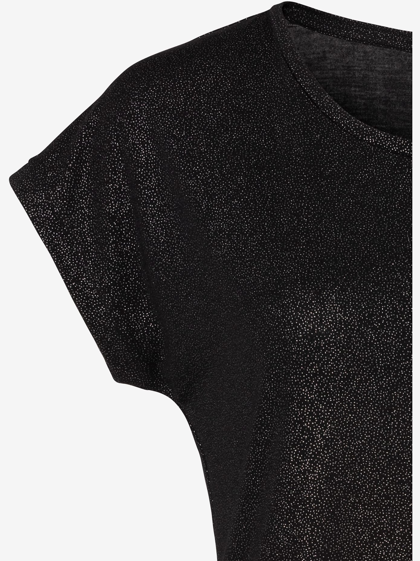 T-shirt vivance, imprimé pailleté couleur argent