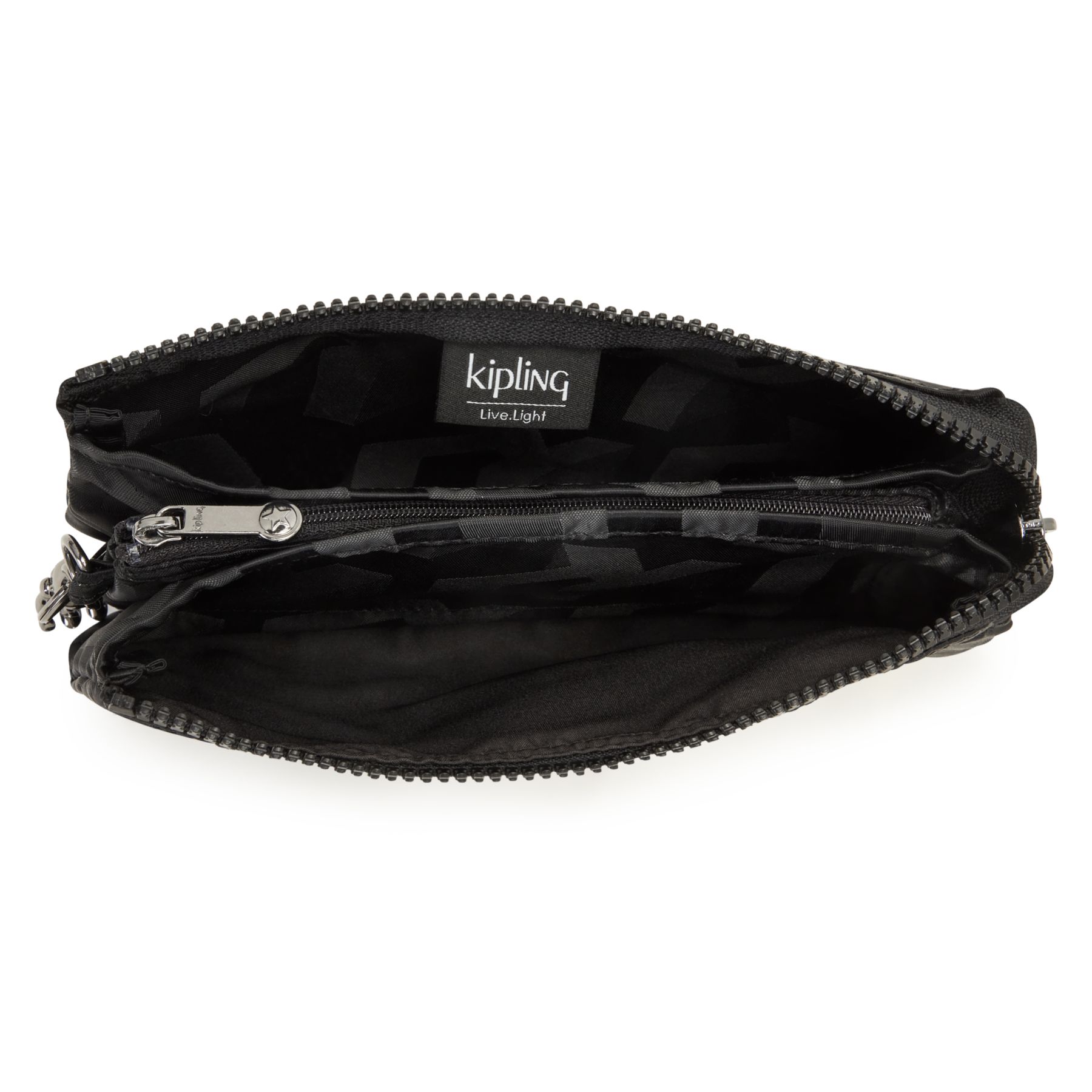 CREATIVITY XL Très grande pochette multifonction avec 3 poches - Black 3D K Jacquard