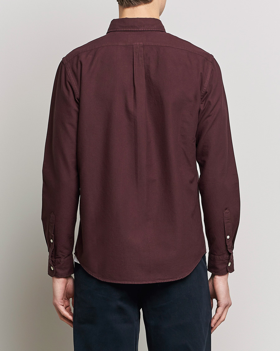 Colorful Standard Classic Organic Oxford Button Down Shirt Oxblood Red