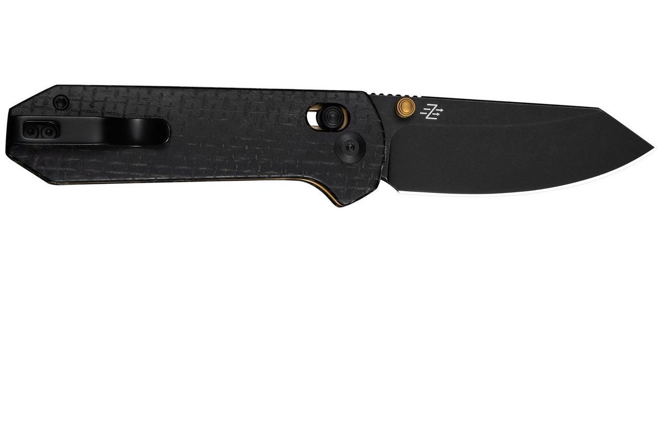 Civivi Yonder C23073B-2 Blackwashed 14C28N, Black Burlap Micarta, zakmes
