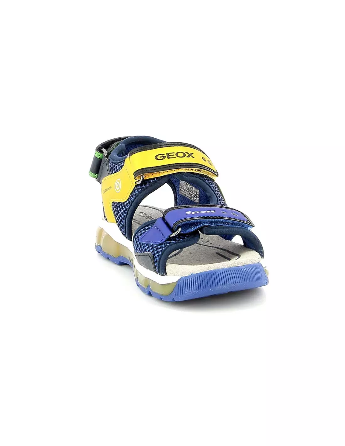 GEOX ANDROID SUPER MARIO - Sandales & nu-pieds Royalyellow