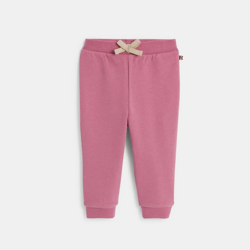 Jogging molleton muscat bébé fille Mauve Violet