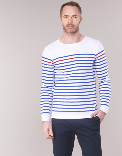 Armor Lux - REMPART - Blanc / Bleu / Rouge