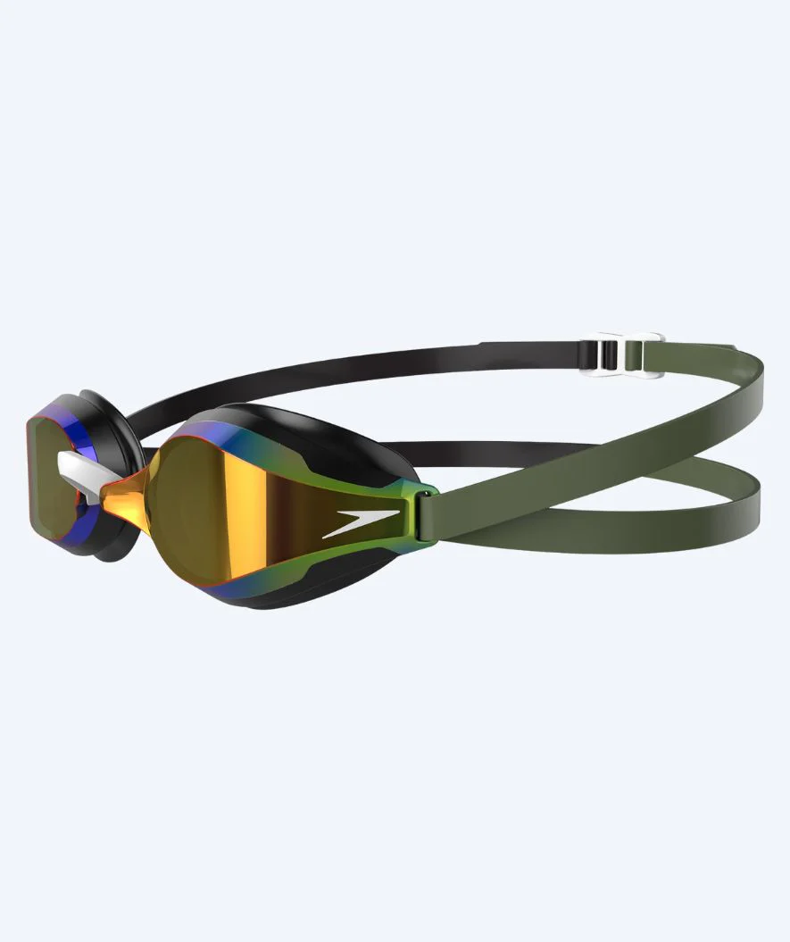 Speedo Elite svømmebriller - Fastskin Speedsocket 2 Mirror - Grøn/sort