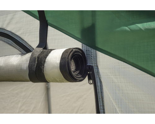 ShelterLogic foliekas inclusief stormankers 180 x 240 cm wit-groen