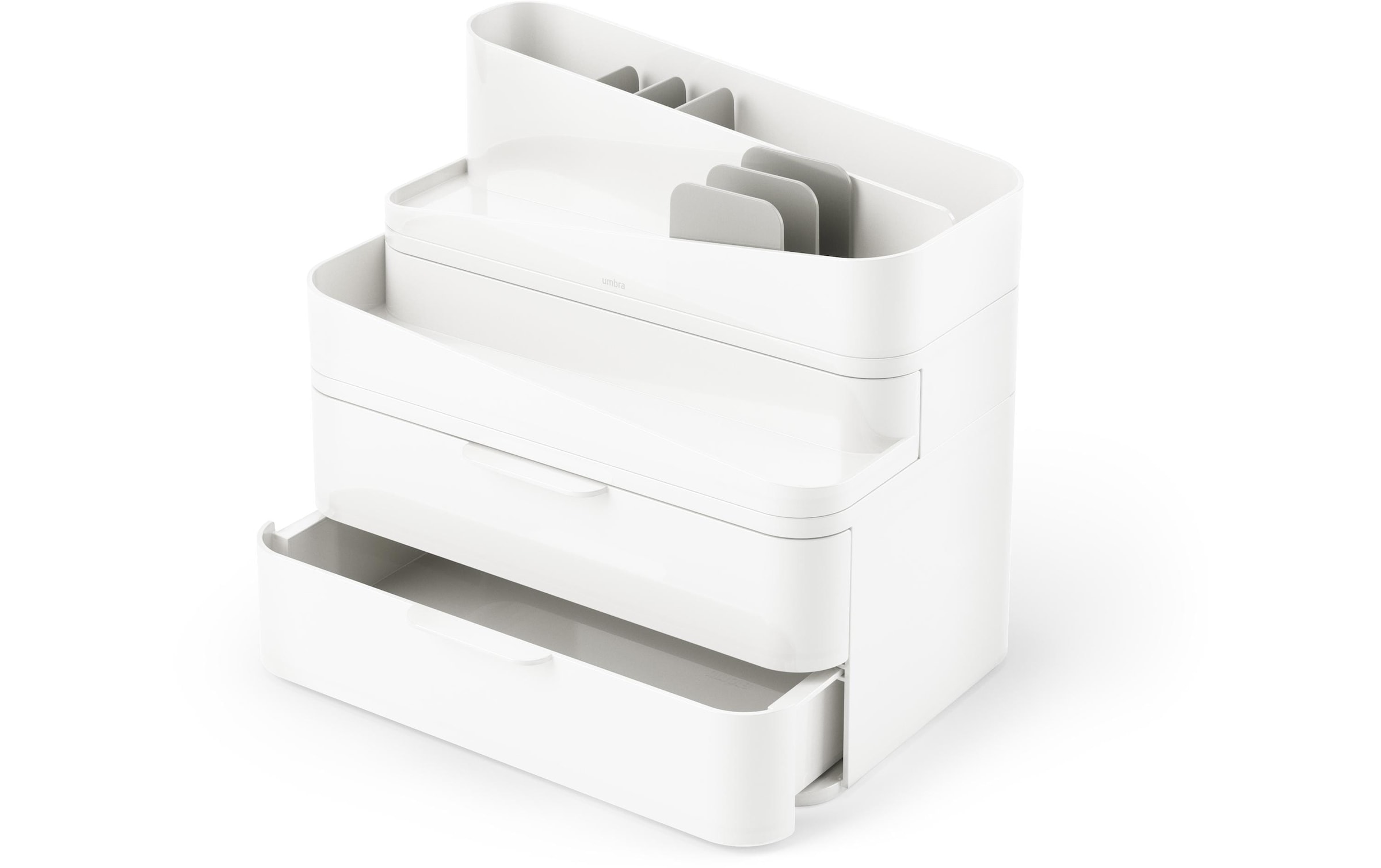 Umbra Make-Up Organizer »Glam Grau/Weiss, Recycled Kunststoff«