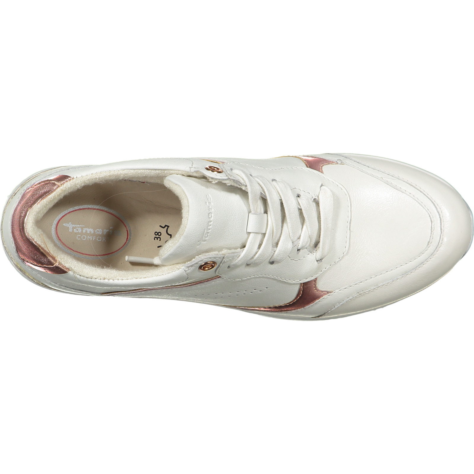 Tamaris Comfort Sneaker Da., 41, weiss